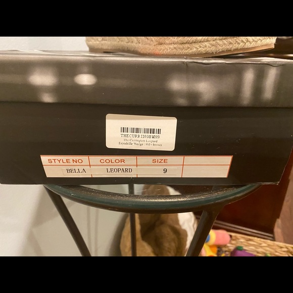 The Currington Leopard Espadrille Wedge - Picture 2 of 3